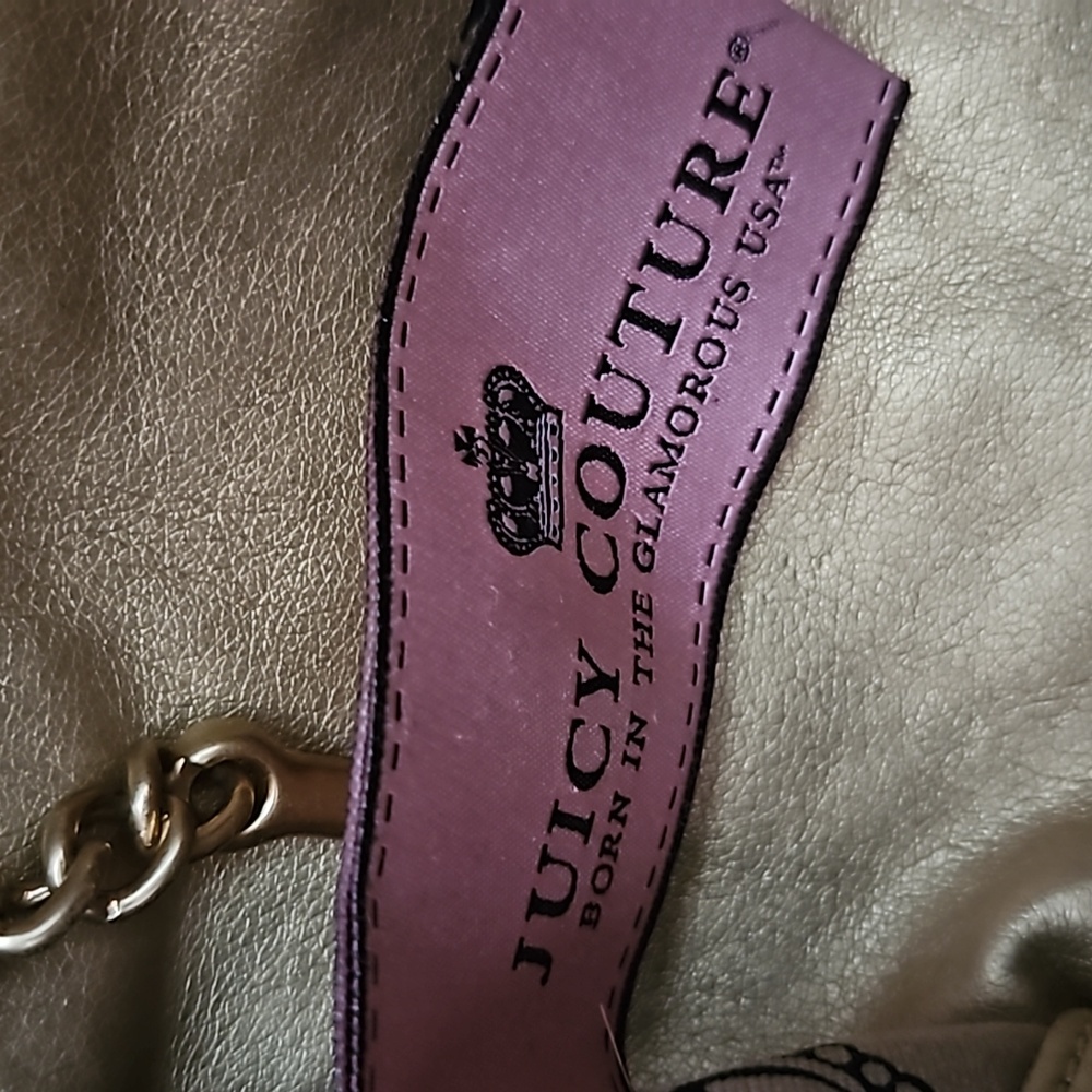 Juicy Couture Handbag Purse Y2K Vintage Brown Gold - Picture 14 of 14
